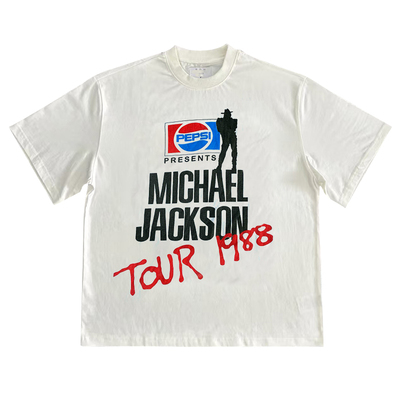 Michael Jackson迈克尔杰克逊美式短袖T恤vintage古着男女半袖潮
