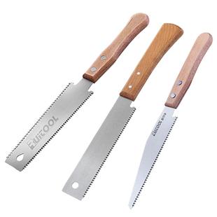 日式小双面锯木工锯开榫锯手锯精密手工锯子硬木锯片伐木锯园林锯