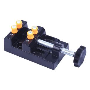 精密夹持工具微型迷你小台钳工作台印床千眼菩提文玩钻孔核雕夹具