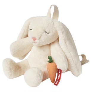 胡萝卜可爱大白兔儿童双肩包2026新品生日礼物卡通造型女童小背包