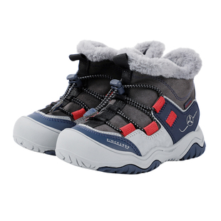 Dr.Kong江博士童鞋2025冬新款束扣加绒保暖耐磨男女宝宝儿童棉鞋