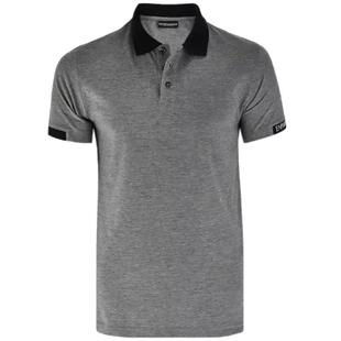 Armani/阿玛尼EA 男士拼色商务休闲短袖POLO衫 EM000571 AF12330