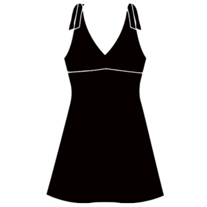 TOSWIM连体泳衣女夏无袖裙式泳装大码遮肚显瘦时尚性感泡温泉海边