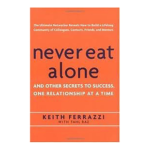 【现货】不要单独吃饭 Never Eat Alone 英文原版进口外版图书
