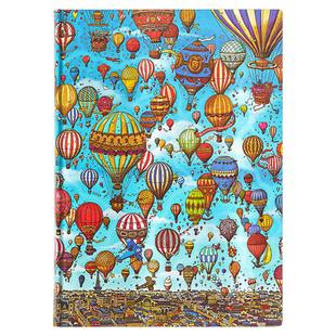 paperblanks佩兰克笔记本本子日记本文艺精致手帐手账本记事本儿童画画小学生文具卡通迷宫大侦探气球盛宴