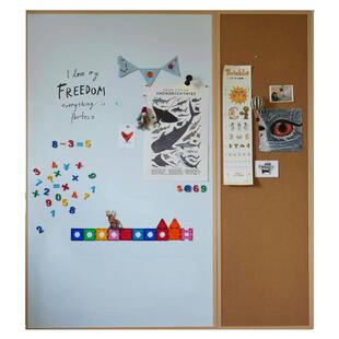 白板家用教学展示板珐琅板挂墙式可擦墙贴墙面装饰定制照片墙软木