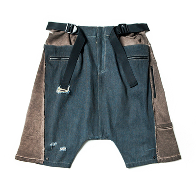 不作恶XIPHEVIL「骨白短裤」牛仔