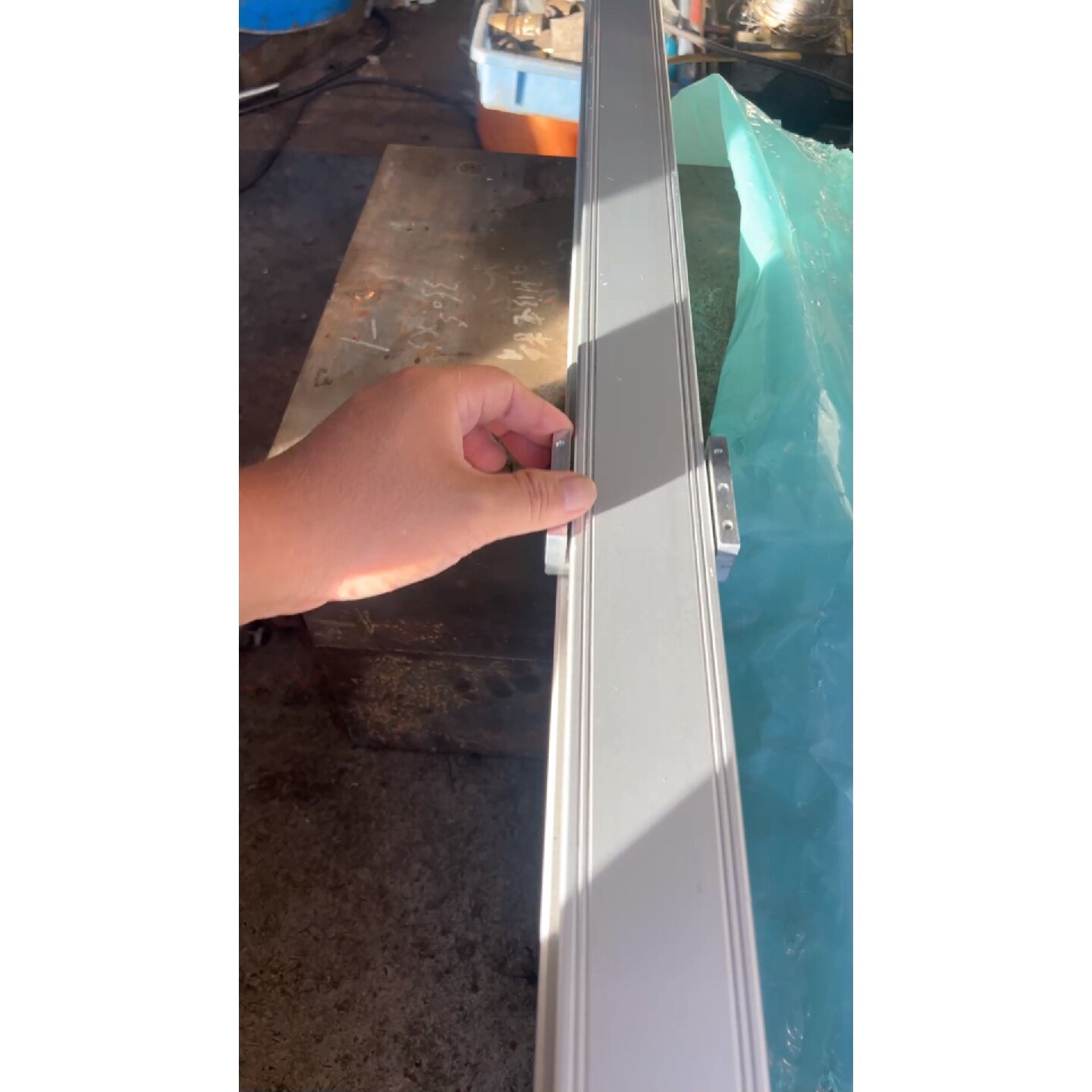 【议价-可维修】铝直线滑台总长990MM 宽65MM高60MM /二手均有货