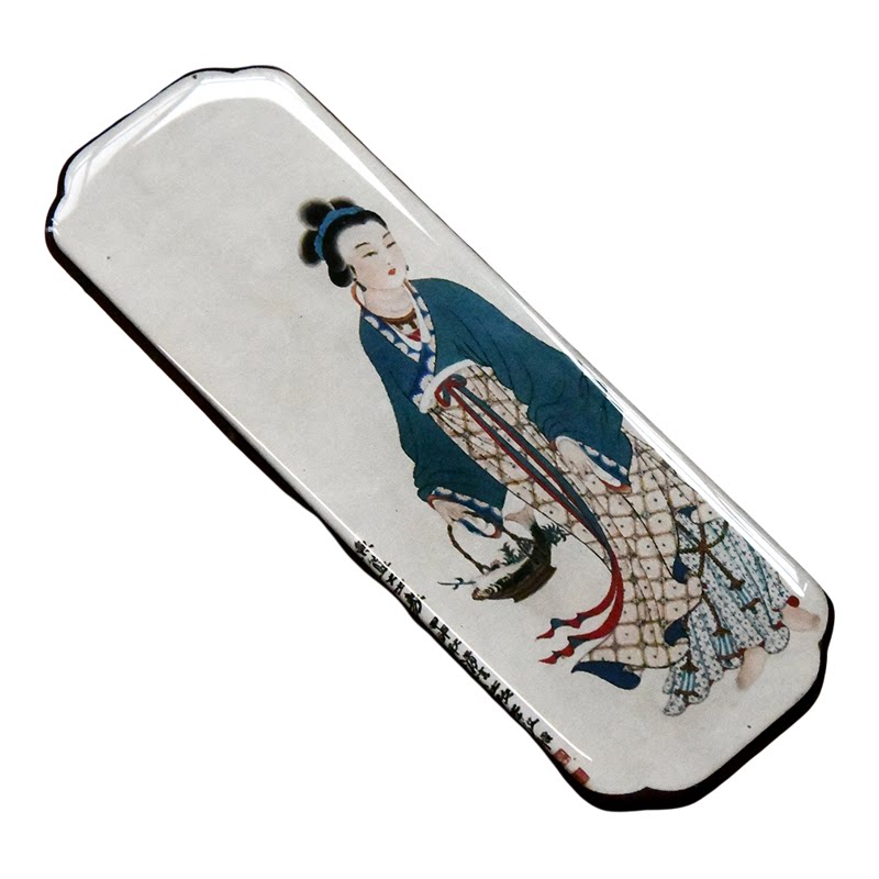 支持定制款乌木传统名家国画宣纸画工笔画传统非遗工艺古筝指甲板