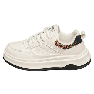 森马男鞋2025新款冬季加绒加厚百搭小白鞋厚底增高保暖休闲板鞋男