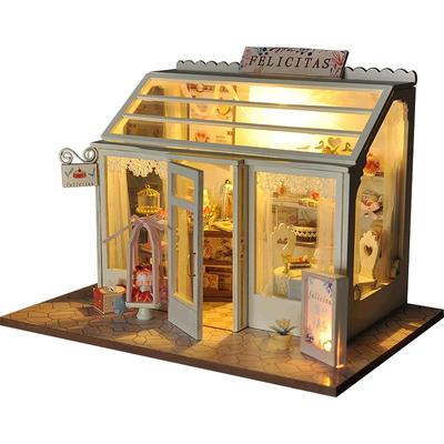 巧之匠diy小屋蛋糕店花店模型屋