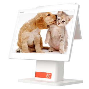 商米Q宝宠物店收银机一体机零售店会员管理预约猫狗寄养美容洗澡专业收银系统软件双屏触摸屏设备商用收款机