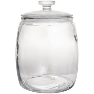 容山堂玻璃茶叶罐普洱茶饼罐大容量杂粮存放罐专用陈皮储存罐套装