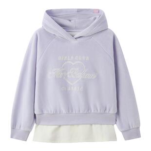 New Balance nb童装女童秋季天鹅绒卫衣长裤两件套装ND2PF43142