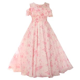 女童连衣裙2026新款夏季薄款女孩儿童公主裙子洋气夏天大童长裙女