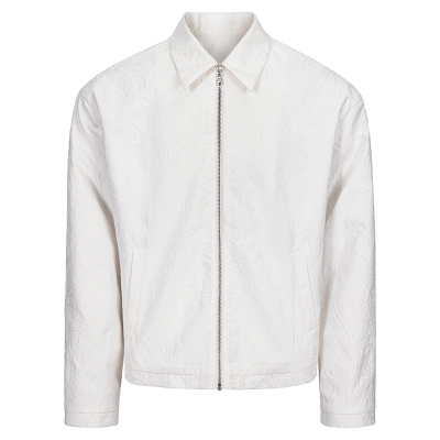 Casoulty Embossed Jacket/ 浮雕西部夹克 短宽版型 手工盘绳工艺