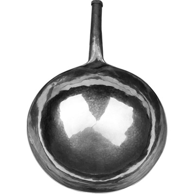 舌尖三手工锻打不粘锅圆底炒锅