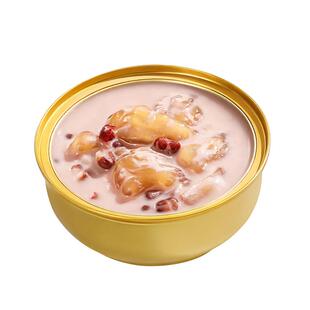 吉膳堂蜜豆牛奶鲜炖花胶180g*6碗开盖即食鱼胶花胶粥花胶羹礼盒装
