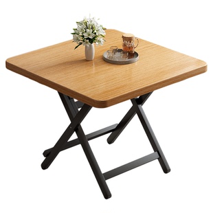 可折叠桌家用小户型吃饭餐桌户外夜市摆摊正方形桌学生写作业书桌