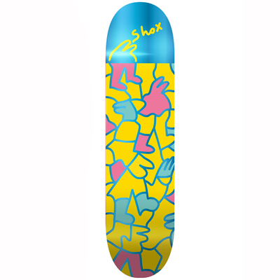 SHOX滑板板面四轮动作板