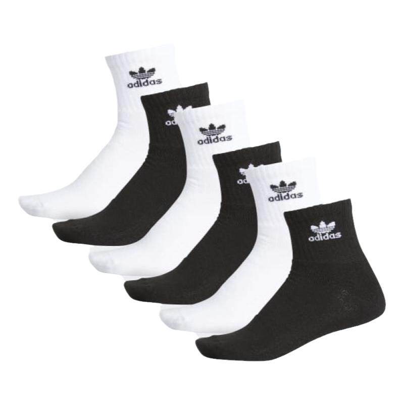 Adidas/阿迪达斯男袜子短袜柔软舒适透气6双经典正品BH6436