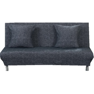 2025四季无扶手沙发套罩全包万能盖布梳化直排三人折叠沙发床垫巾