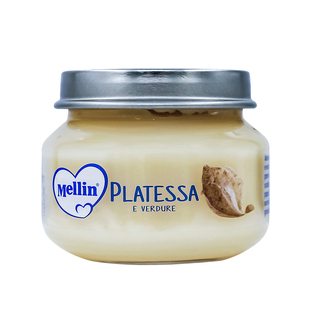 意大利进口美林Mellin婴幼儿宝宝辅食比目鱼肉泥营养美味高蛋白