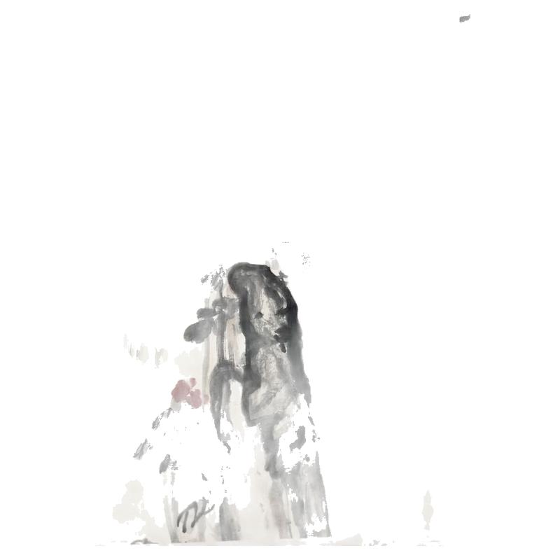 吴昌硕花卉四条屏微喷国画挂画