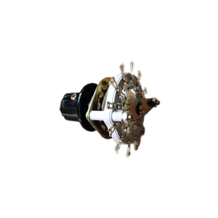 线圈充电器电压调节旋转开关6v12v24v转换三档电压开关带旋钮带螺