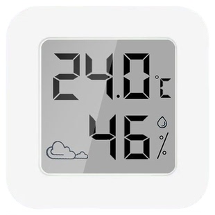 温度计室内家用高精准度电子壁挂婴儿房气温冰箱温度表干温湿度计