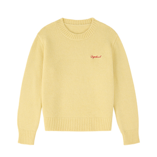 「MISAZ」节日氛围~blingbling亮闪闪毛衣 撞色刺绣套针织衫