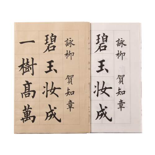 张小凤临摹宣纸字帖练字初学者纸毛笔书法专用毛笔字练习描红软笔练字帖成人作品练习纸套装入门书法小楷楷书