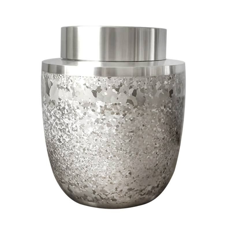 古锡工艺双盖700克容量大号茶罐