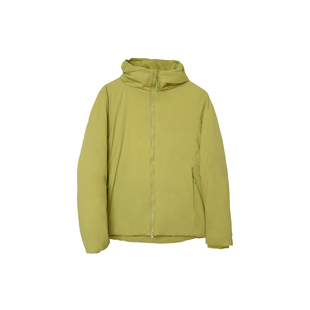 轻量化 女士连帽保暖棉服 纯色简约柔软夹棉外套 防泼水防风 冬k