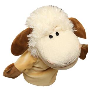 动物手偶玩具娃娃嘴巴能动亲子游戏讲故事手指套腹语玩偶可张嘴