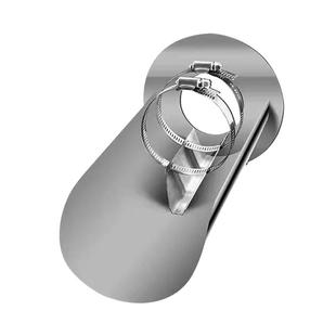 不锈钢燃气热水器排烟管防雨罩外墙出风口壁挂炉风帽烟囱管遮雨帽