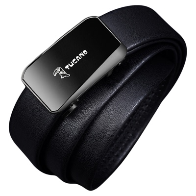 啄木鸟男士皮带真皮内穿自动扣休闲商务高档牛皮裤腰带男2025新款