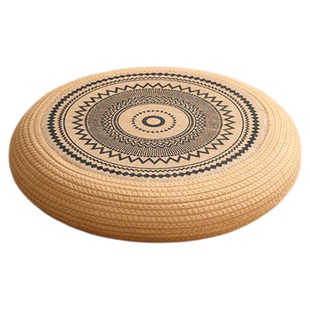 黄麻蒲团坐垫家用地上客厅阳台飘窗加厚圆形日式榻榻米打坐禅修垫