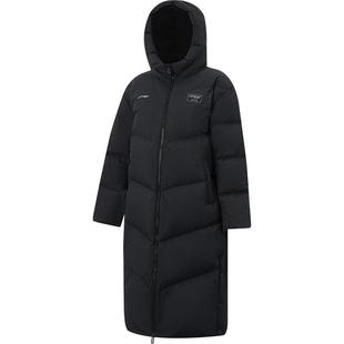 李宁儿童超长款羽绒服防泼水外套2025新款冬季男童青少年男款冬装