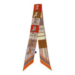 丝巾绑包真丝缠包丝带桑蚕丝包包手柄绑巾长条新款2022花园包邮差