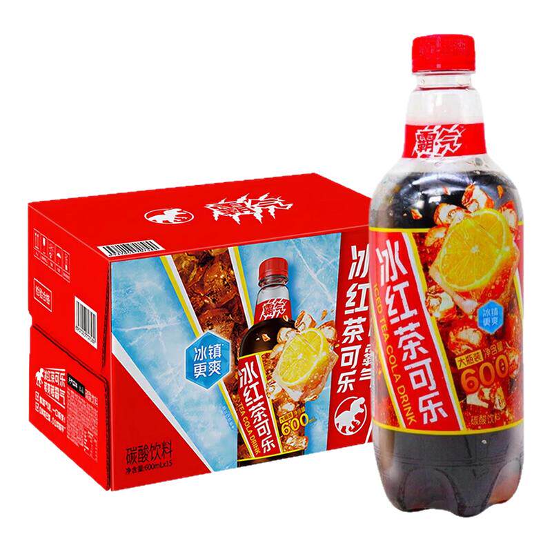 元气森林冰红茶汽水600ml*15瓶