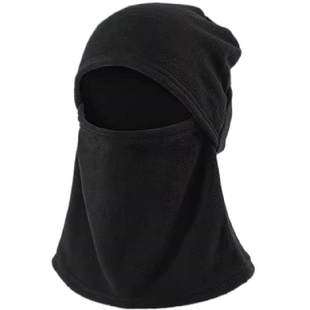 冬季骑车面罩围脖帽子一体男女冬北套头盔内胆帽加厚保暖护耳防寒