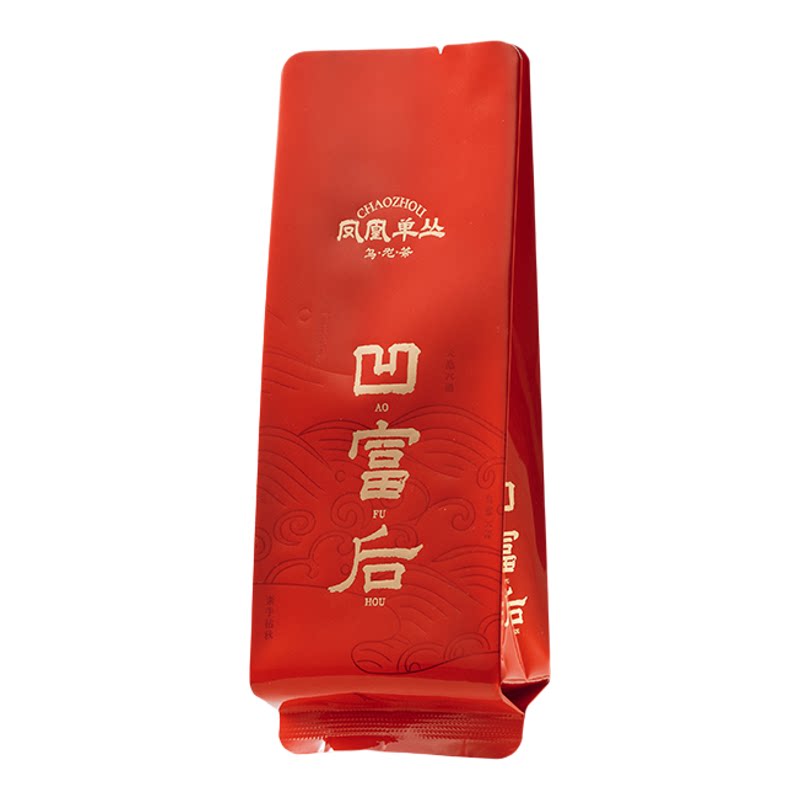 凤凰单丛通用公版烫金长泡袋15cm