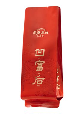 凤凰单丛通用公版烫金长泡袋15cm