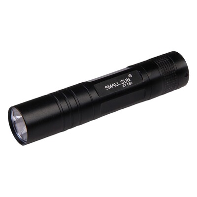 小太阳干电池LED迷你手电筒换电池装5号电池学生宿舍家用防水电筒