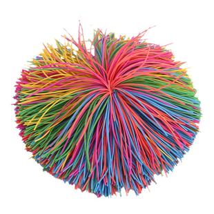 毽子儿童小学生大人耐踢专用鸡毛球皮筋球玩具幼儿园运动成人踺子