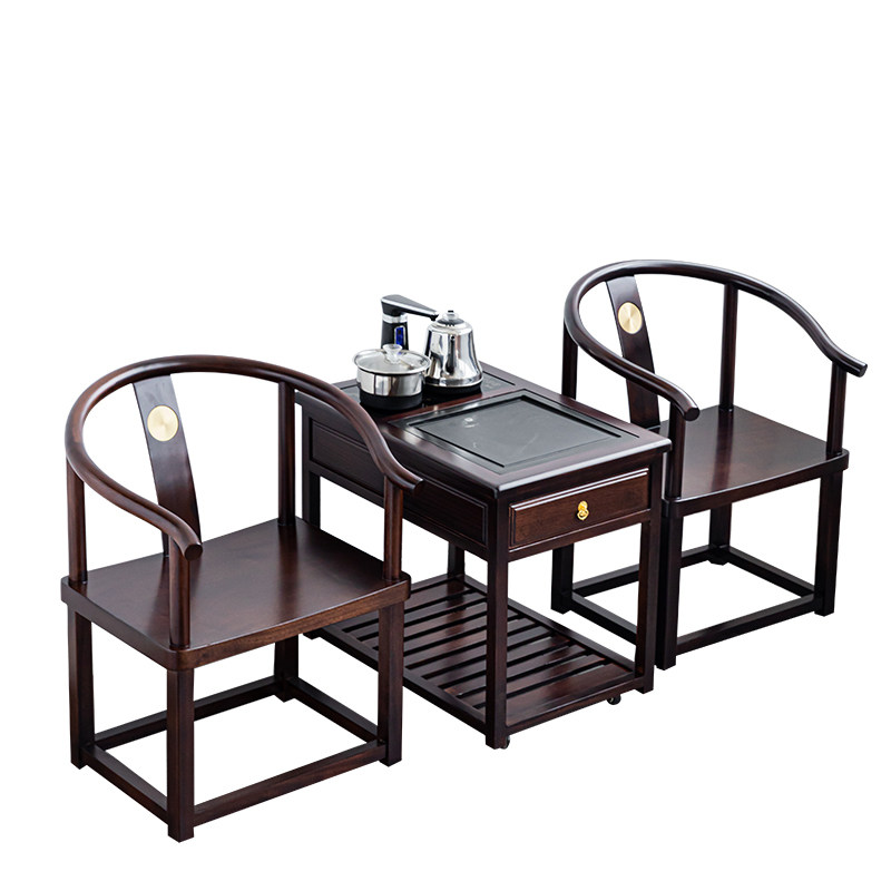 红木家具中式太师椅茶台
