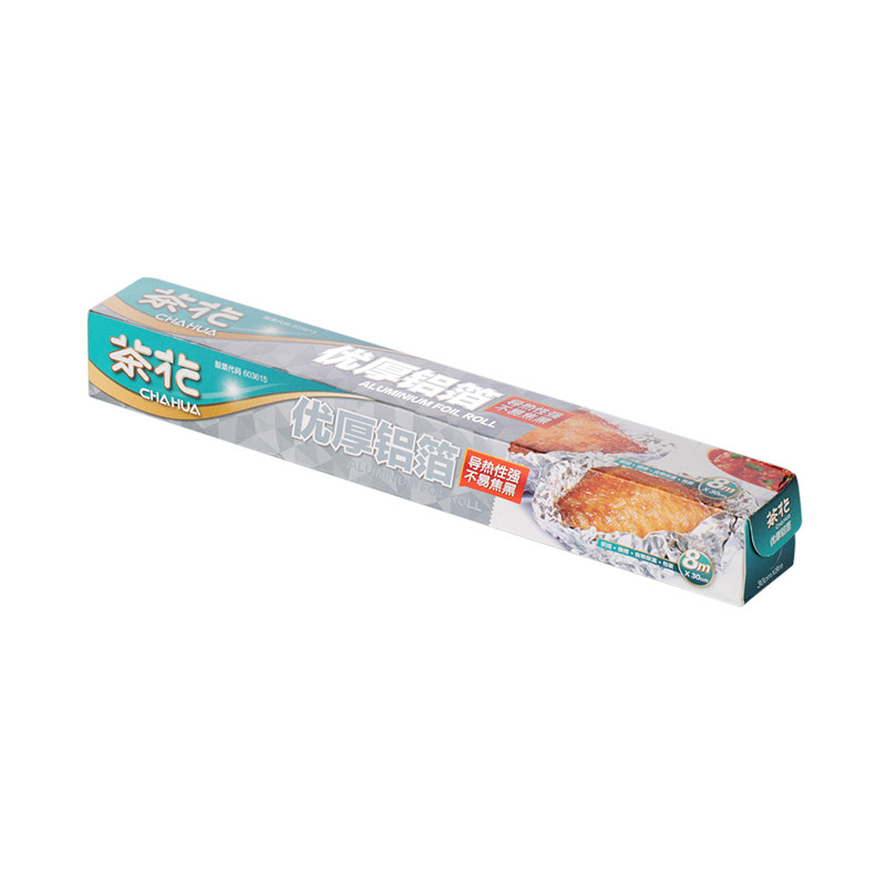 茶花厚质铝箔锡纸烤箱家用烘烤空气炸锅专用烧烤食品级烘焙锡箔纸