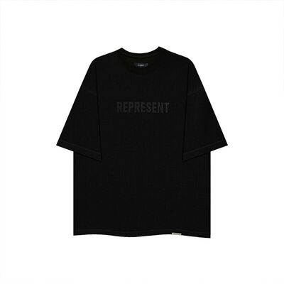 Represent刺绣字母美式休闲短袖