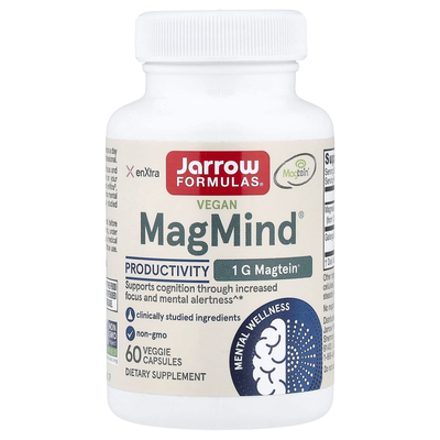 Jarrow Formulas Vegan MagMind Productivity专注与记忆配方